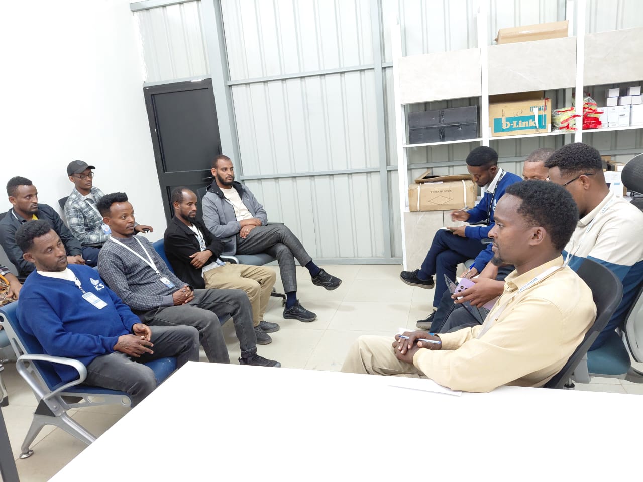 ከአባላት ጋር የሚደረግ ውይይት በተመለተ በሰባተኛው ሀገራዊ ምርጫ ዙርያ የነበረው ተሳትፎና ለሎች ስራዎች ላይ ተወያይተናል።