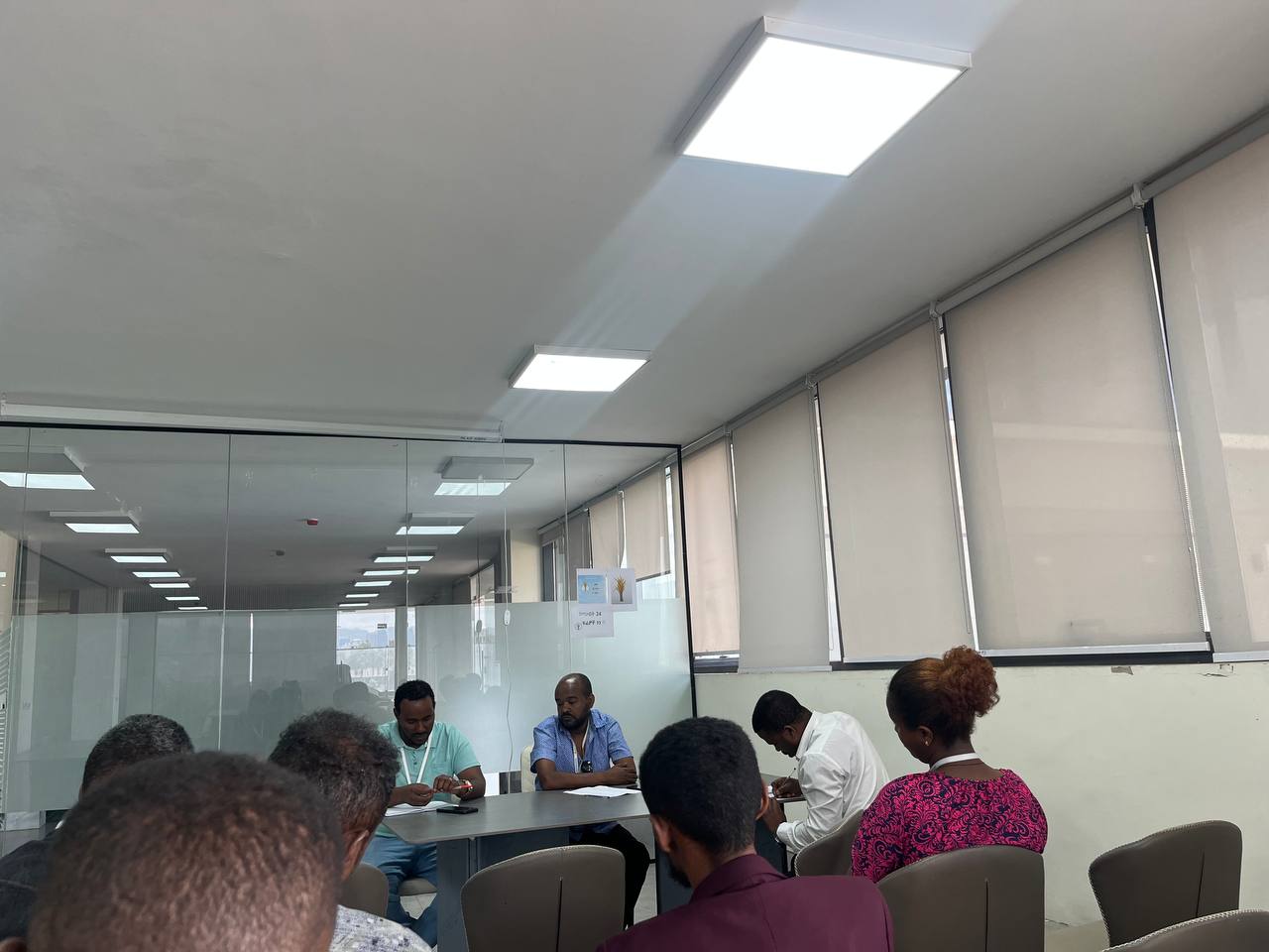 የኢሜግሬሽን ቁጥር አንድ ግንቦት 27-2018 ዓ.ም መደበኛ የህብረት የዘርፎች ና የቤተሰብ ወራዊ መደበኛ ውይይቶችን አድርጓል::